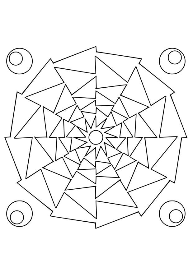 Coloriage mandala13