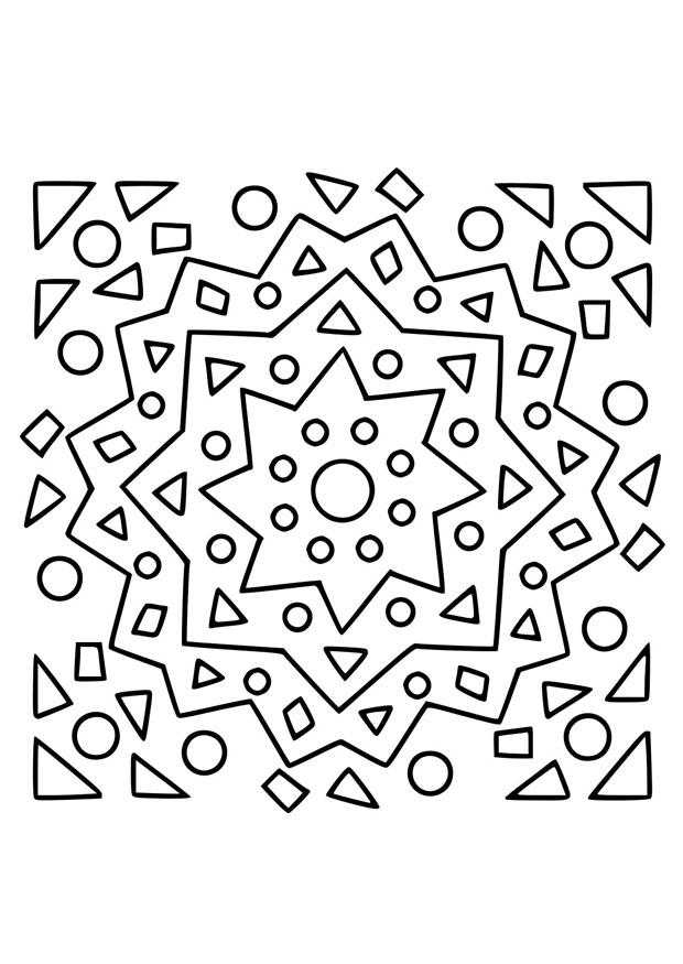 Coloriage mandala20