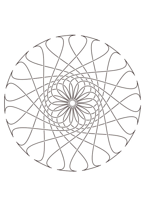 Coloriage mandala29