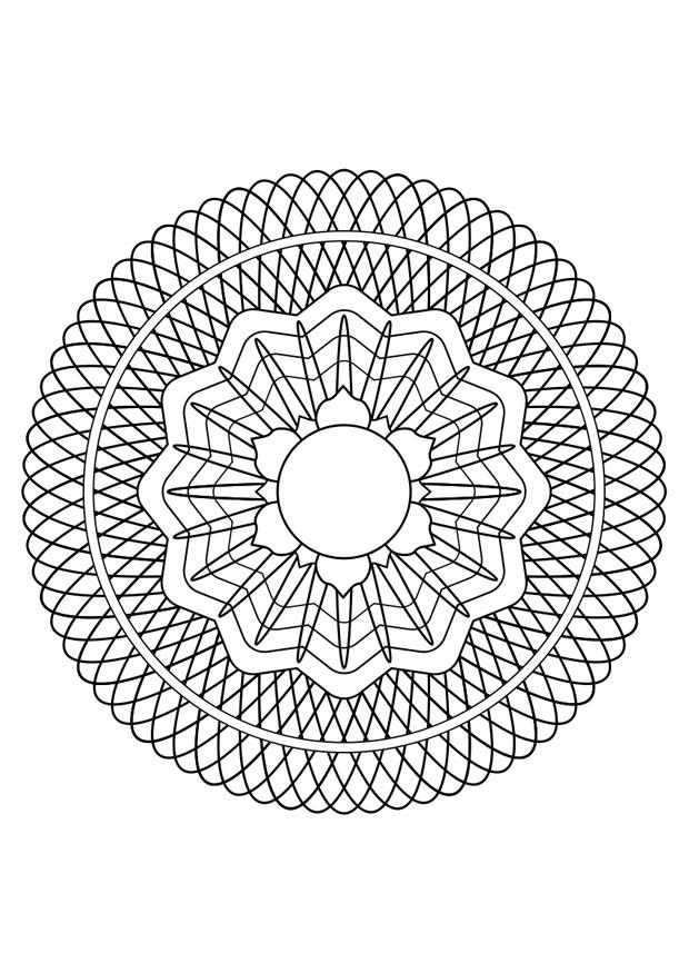 Coloriage mandala30