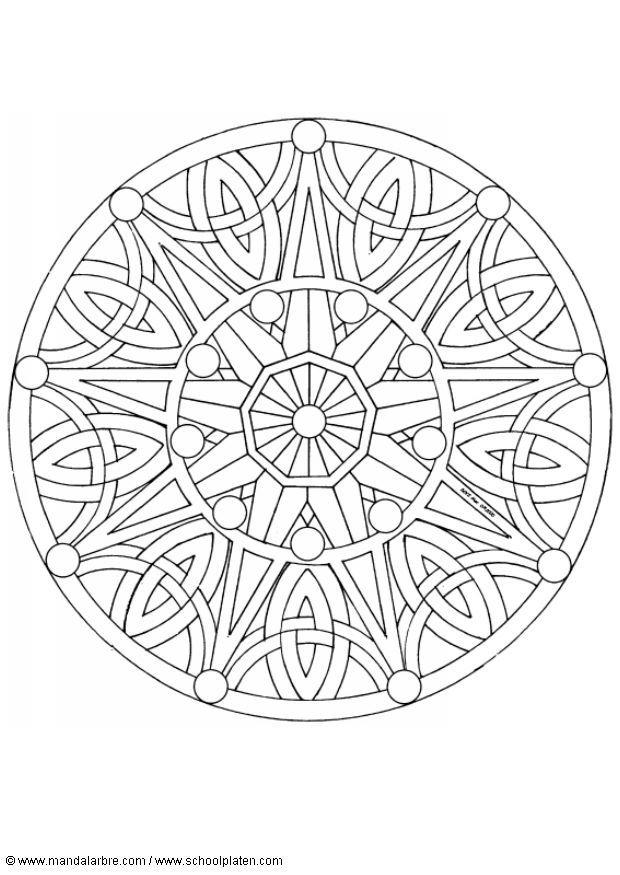 Coloriage mandalas1s