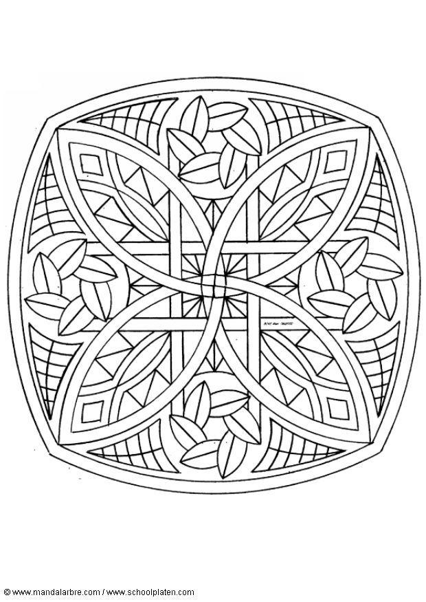 Coloriage mandalas2