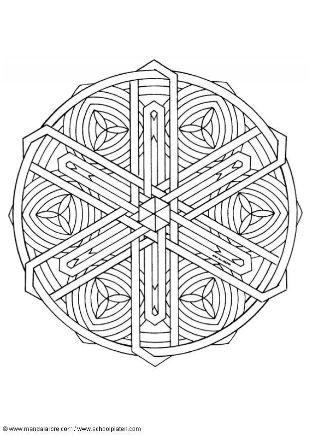 Coloriage mandalas6