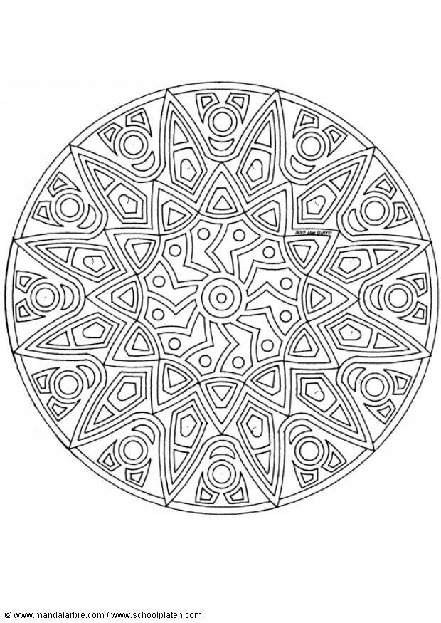 Coloriage mandalav6