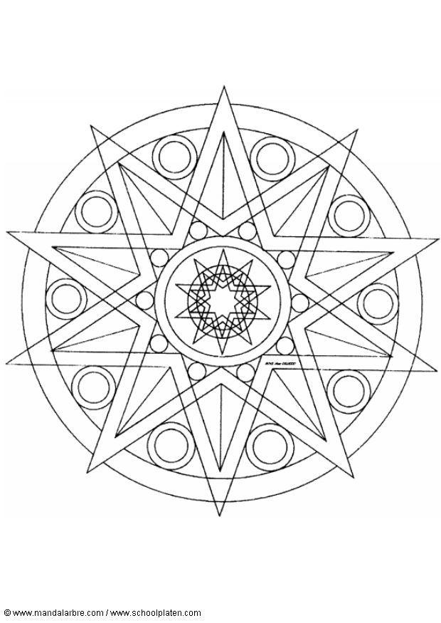 Coloriage mandalax2