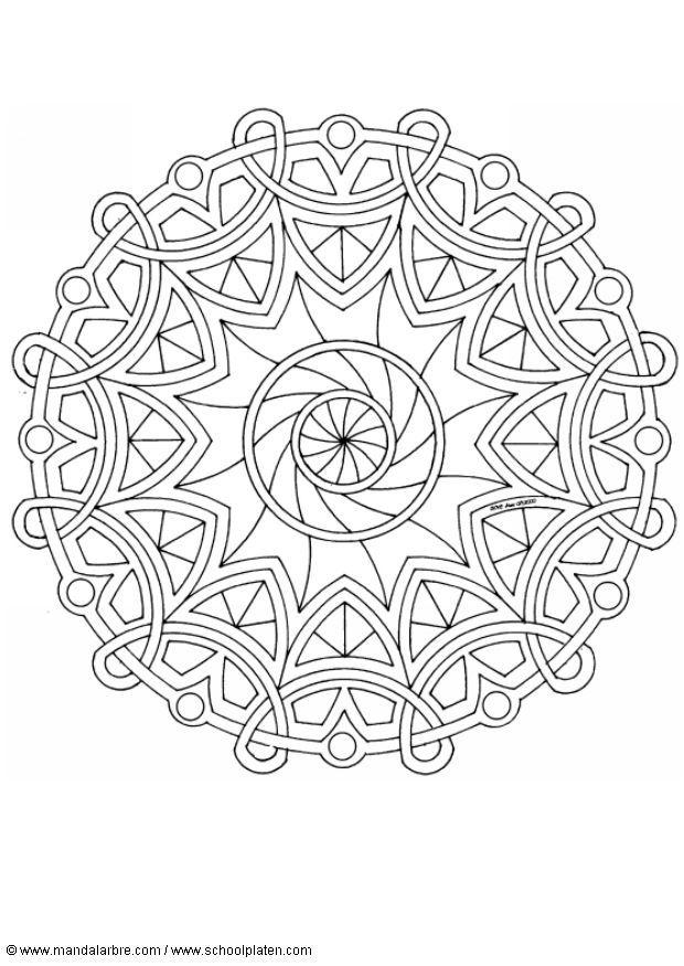 Coloriage mandalaz4