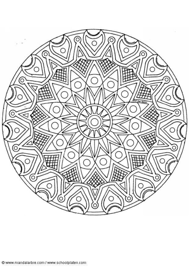 Coloriage mandalaz7
