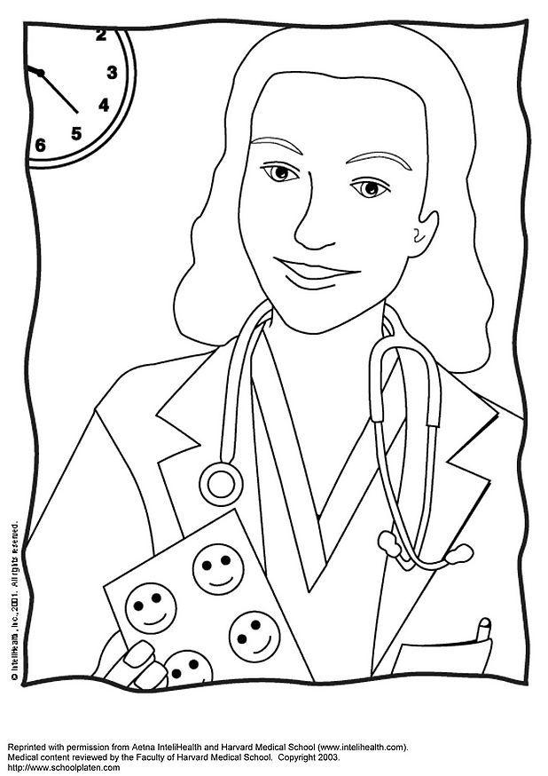 Coloriage mA©decin