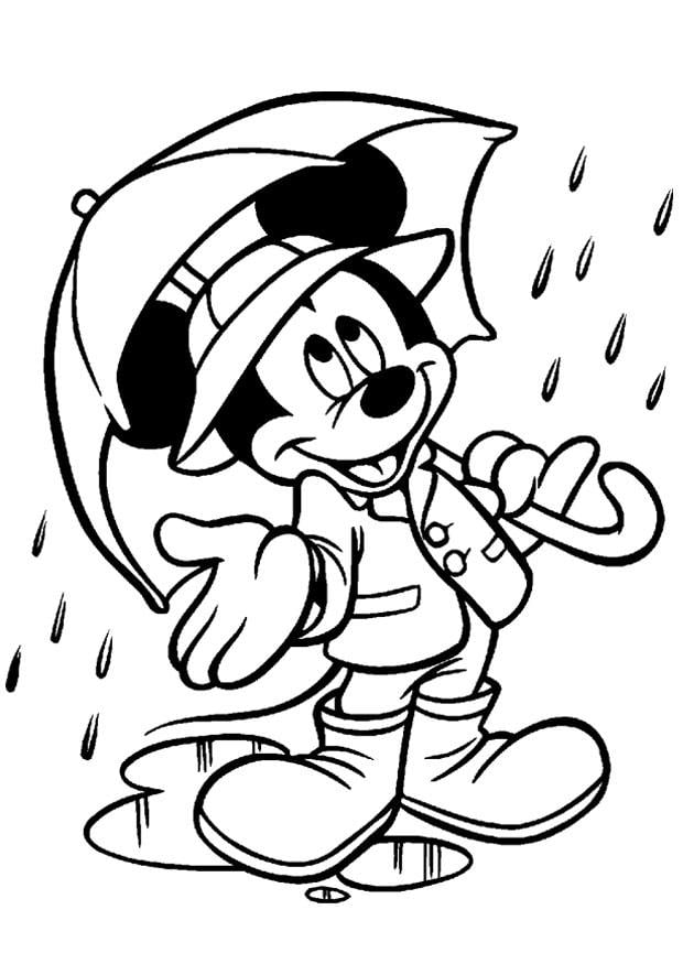 Coloriage mickey mouse