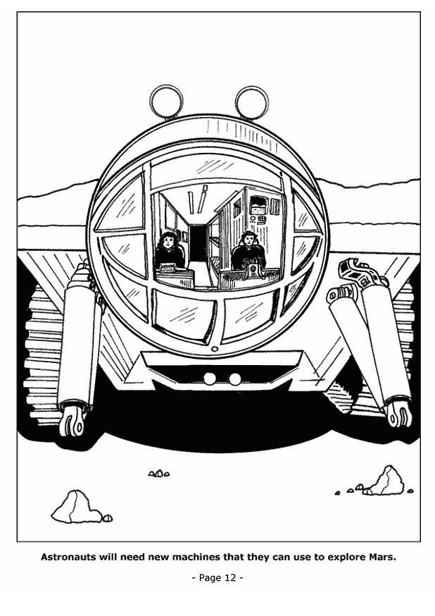 Coloriage nouveau vaisseau spatial