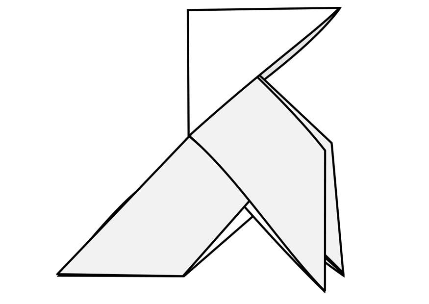 Coloriage origami