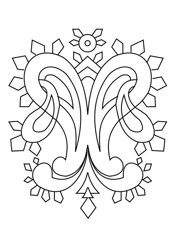 Coloriage ornement