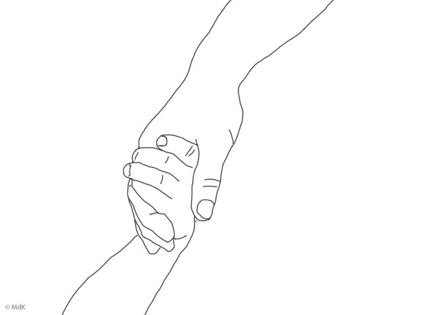 Coloriage pA¨re et enfant
