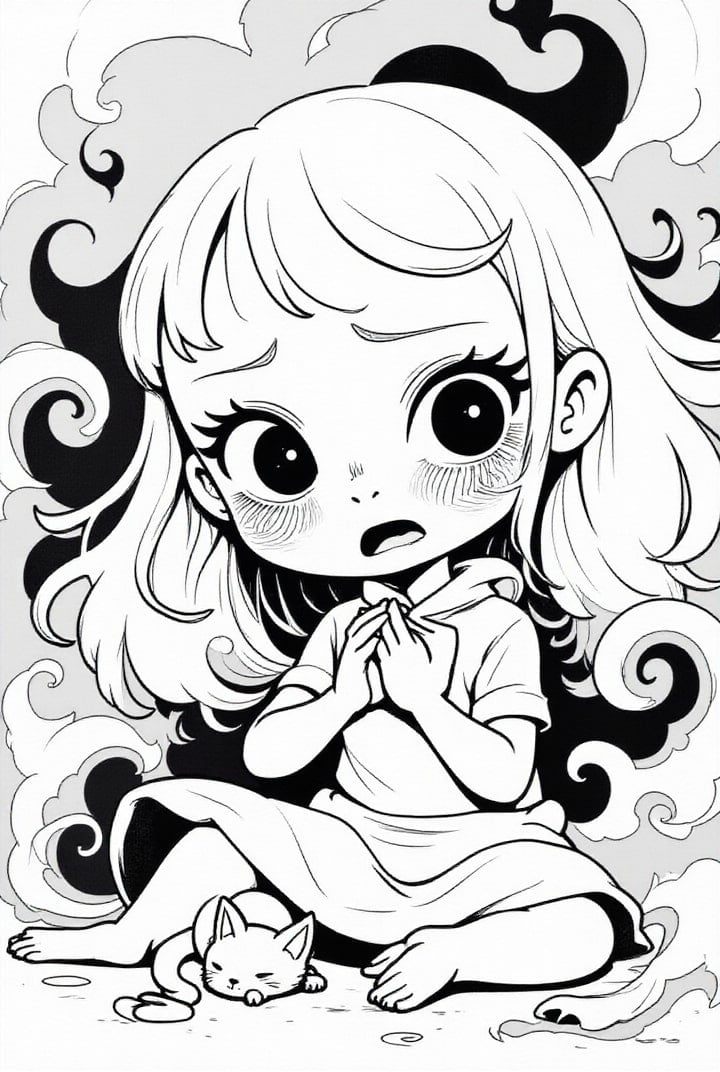 Coloriage peur