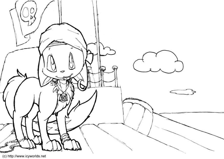 Coloriage pirate