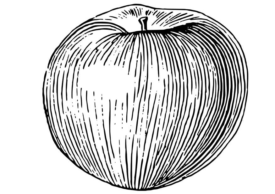 Coloriage pomme