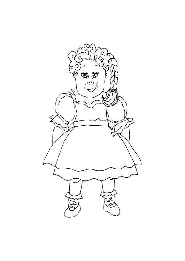 Coloriage poupA©e