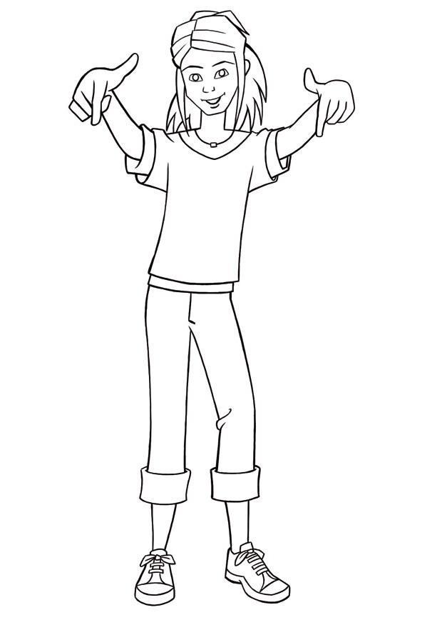 Coloriage rapeuse