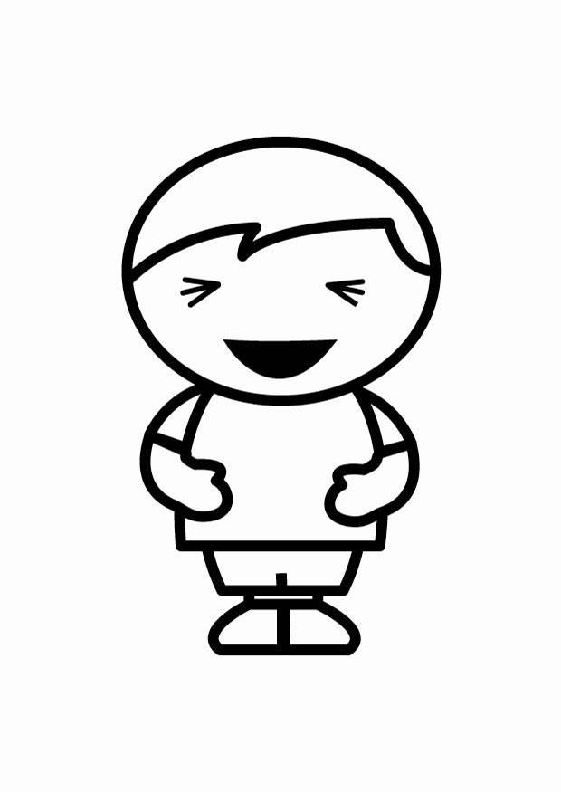 Coloriage rire - Gratuit à Imprimer - Img 24068