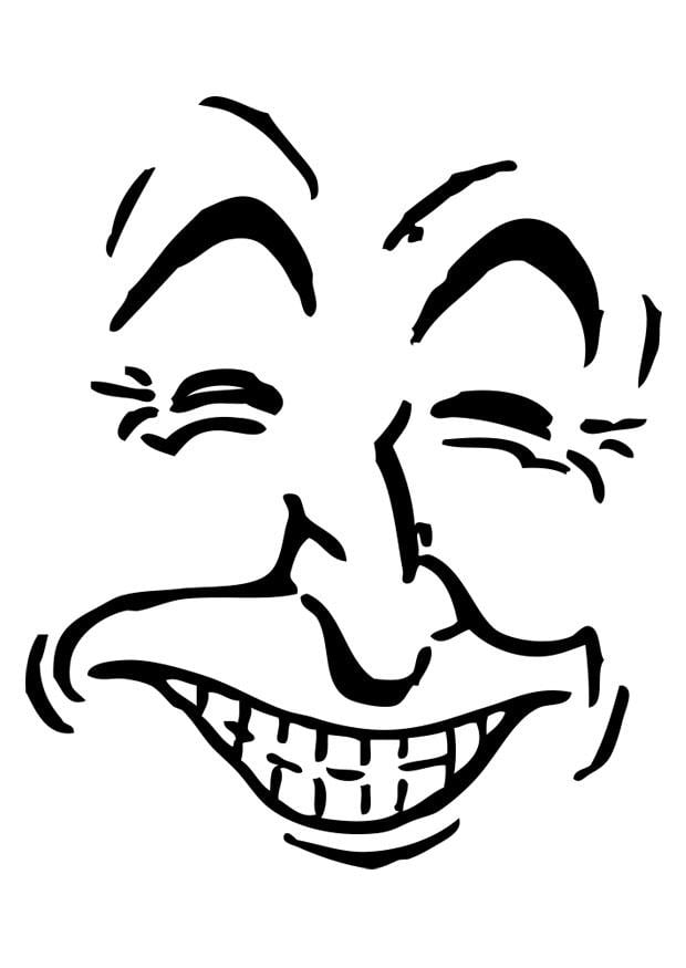 Coloriage rire