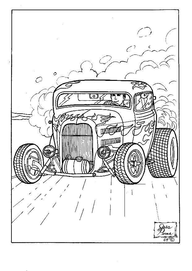 Coloriage roadster