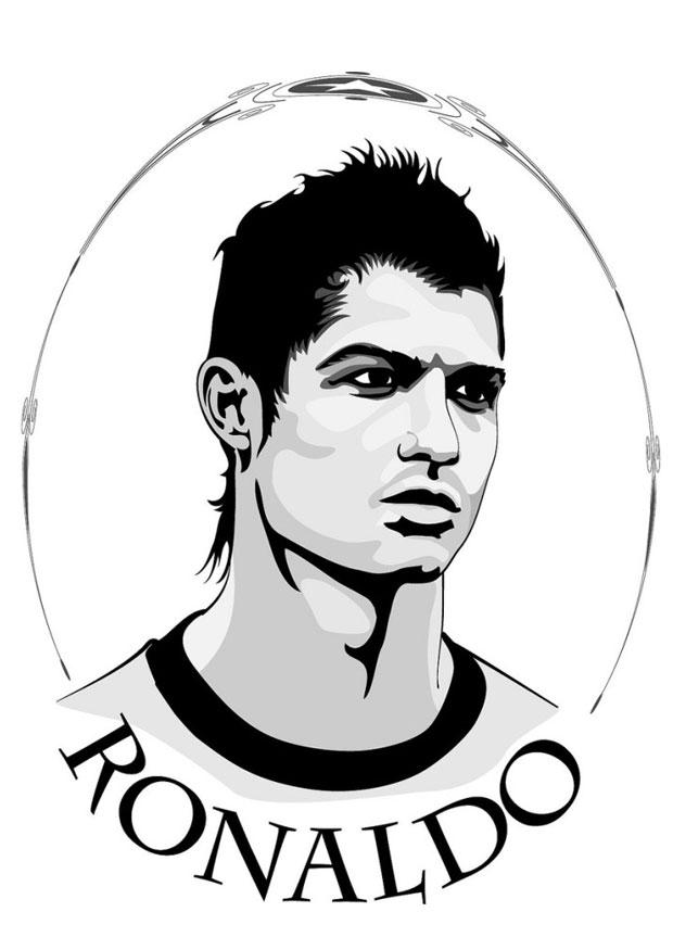 Coloriage ronaldo