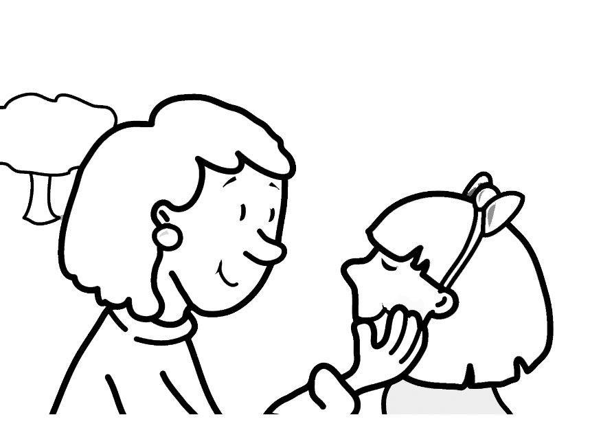 Coloriage soccuper de quelquun