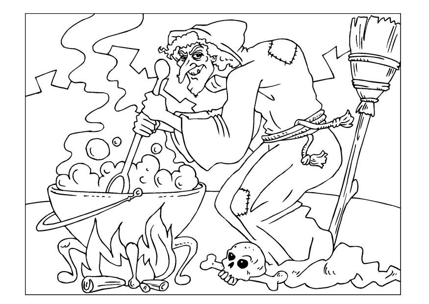 Coloriage sorciA¨re