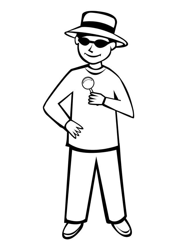 Coloriage spy kid