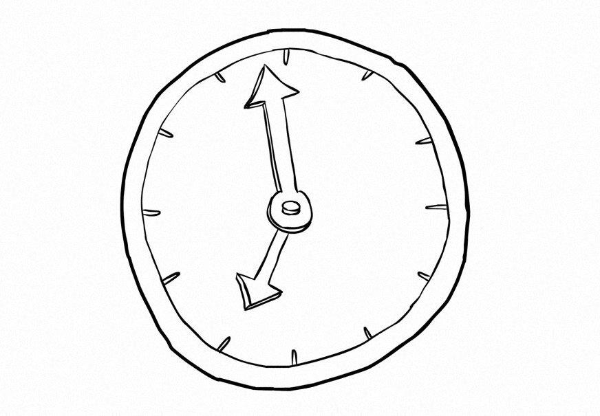 Coloriage temps