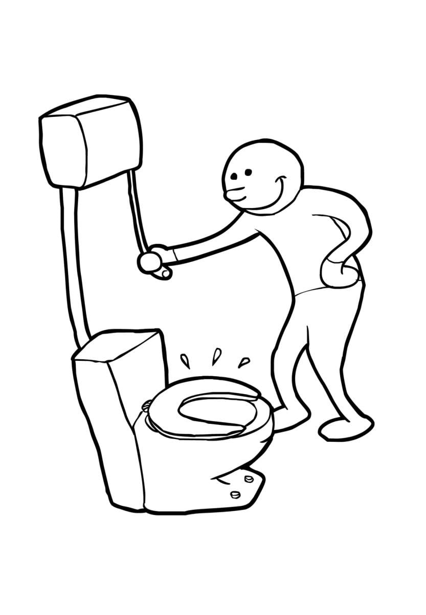 Coloriage tirer la chasse