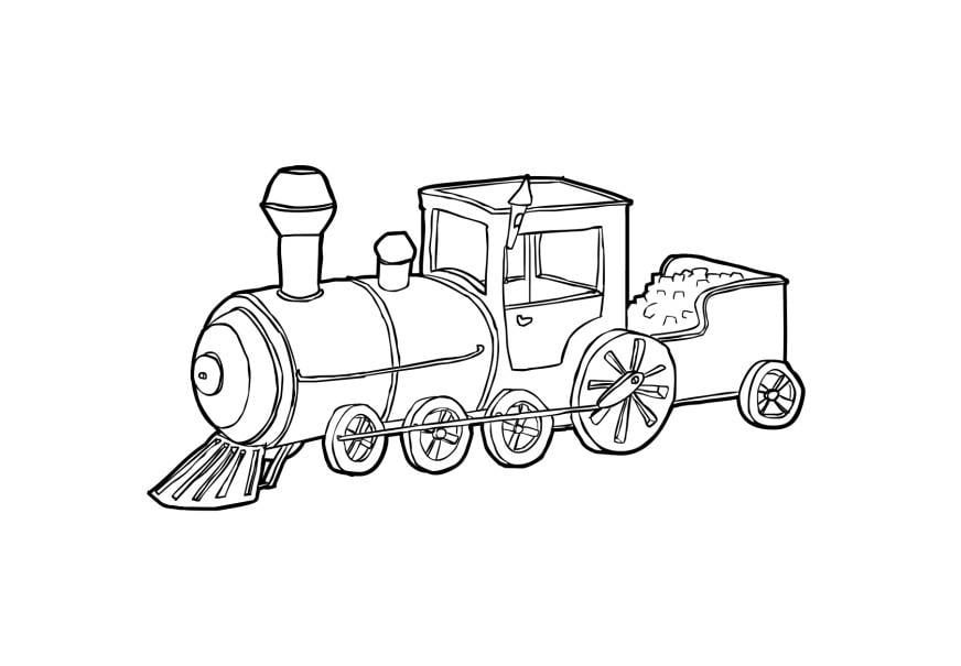 Coloriage train