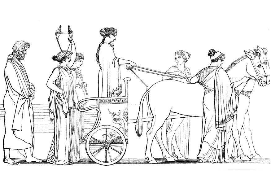 Coloriage ulysse - illustration
