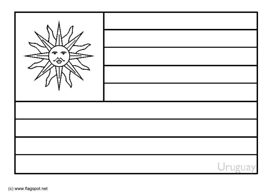 Coloriage uruguay