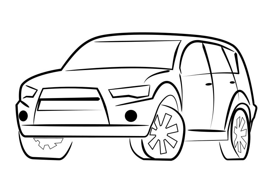 Coloriage vA©hicule tout-terrain