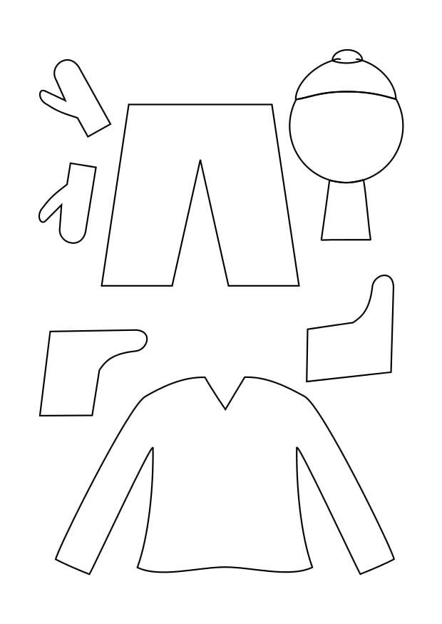 Coloriage vAªtements dhiver