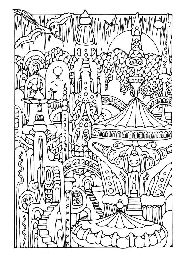 Coloriage ville fA©erique