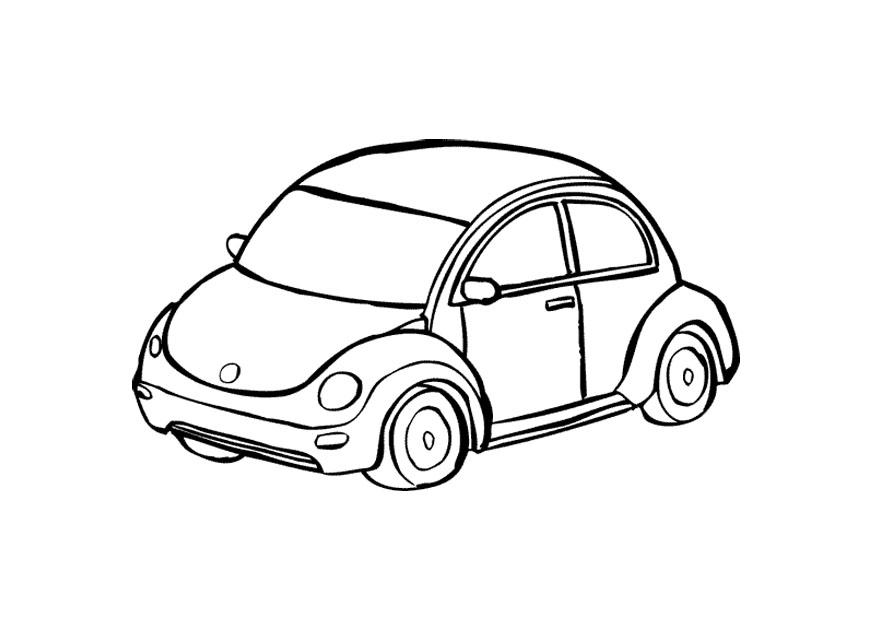Coloriage voiture personnelle