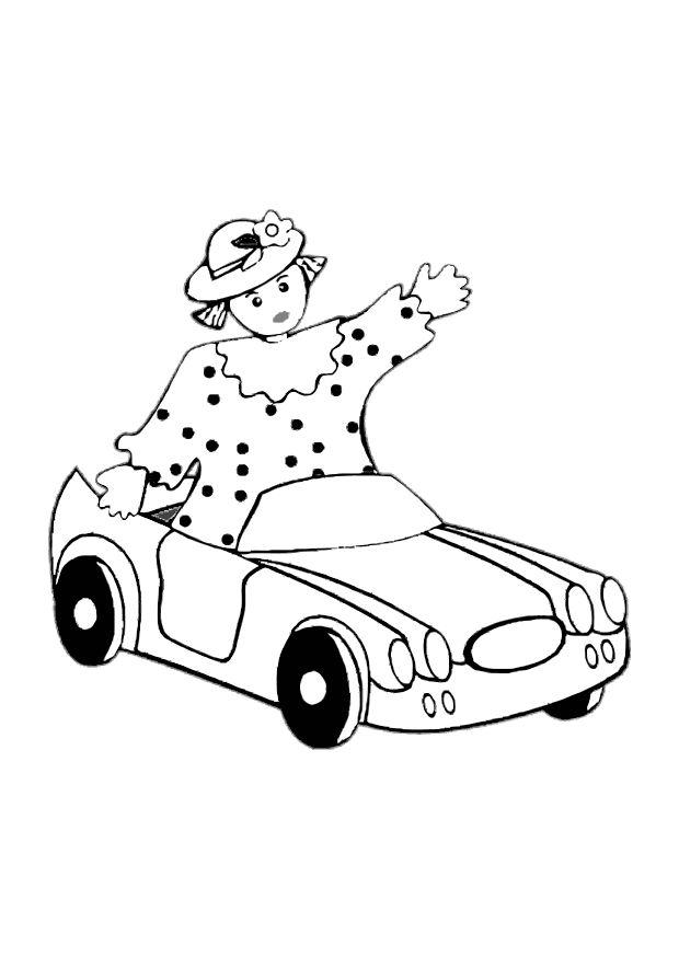 Coloriage voiture pour jouer