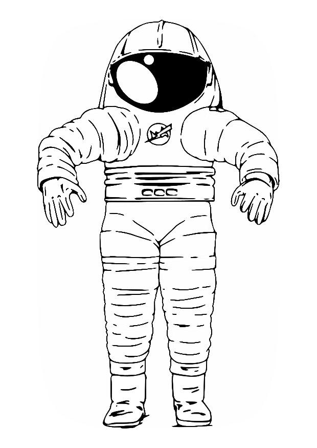 combinaison spatiale Coloriage combinaison spatiale