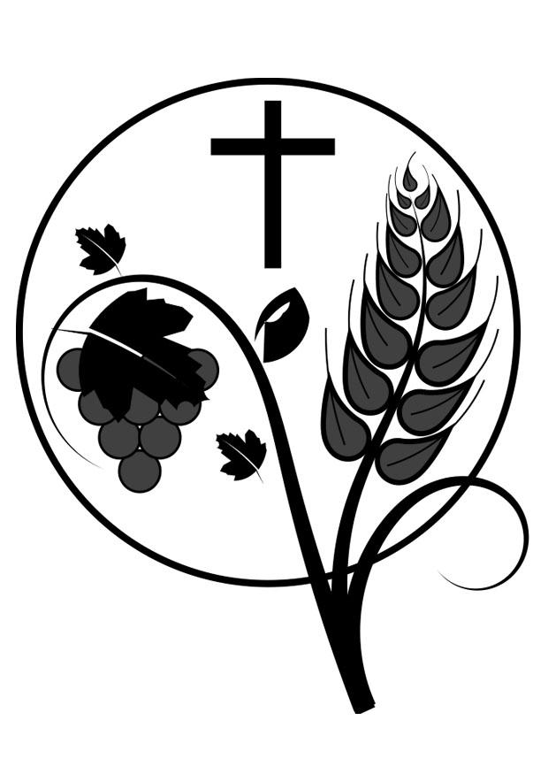 communion Coloriage communion