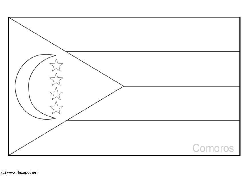 comores Coloriage comores