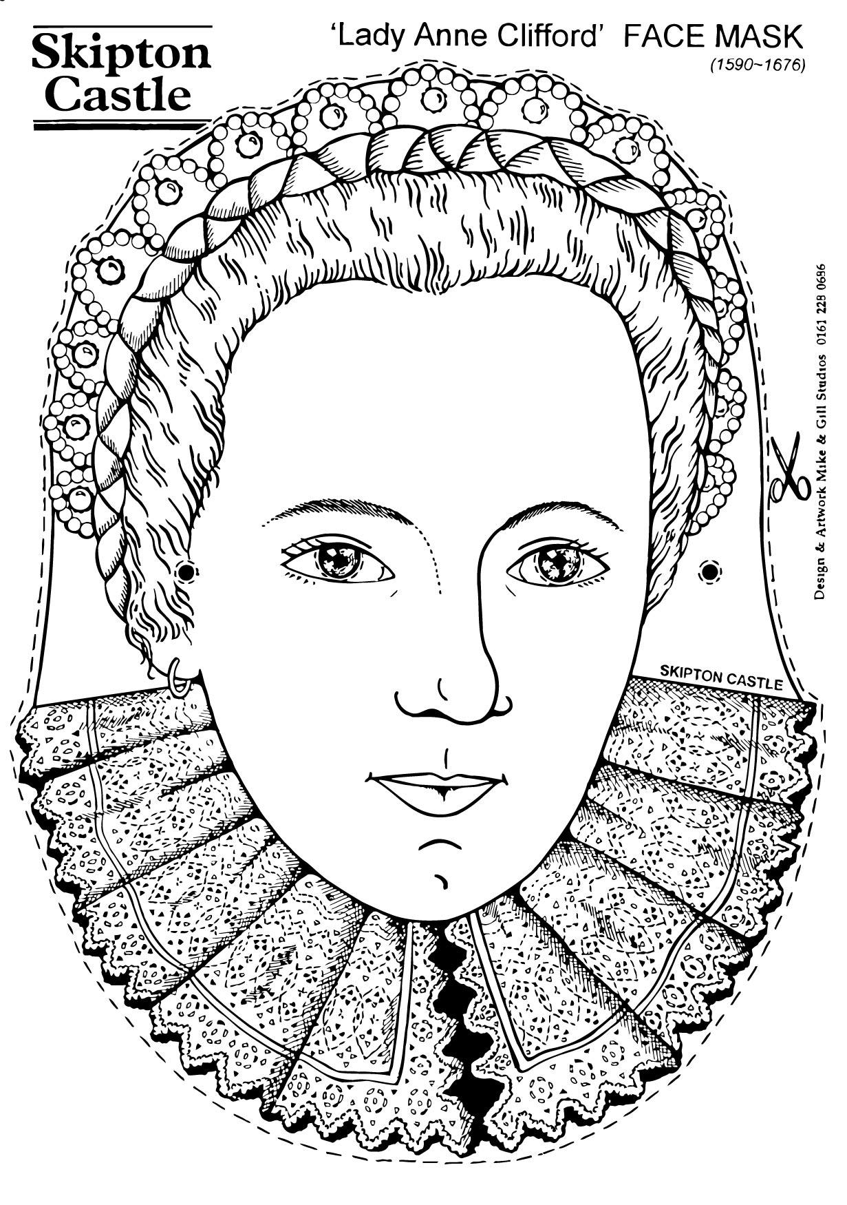 comtesse anne clifford Coloriage comtesse anne clifford
