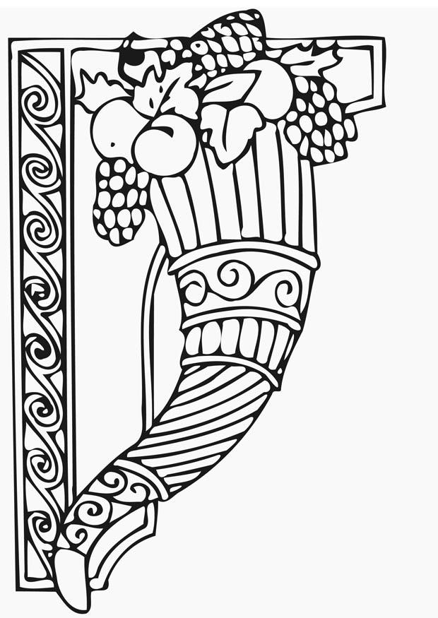 corbet de thanksgiving Coloriage corbet de thanksgiving