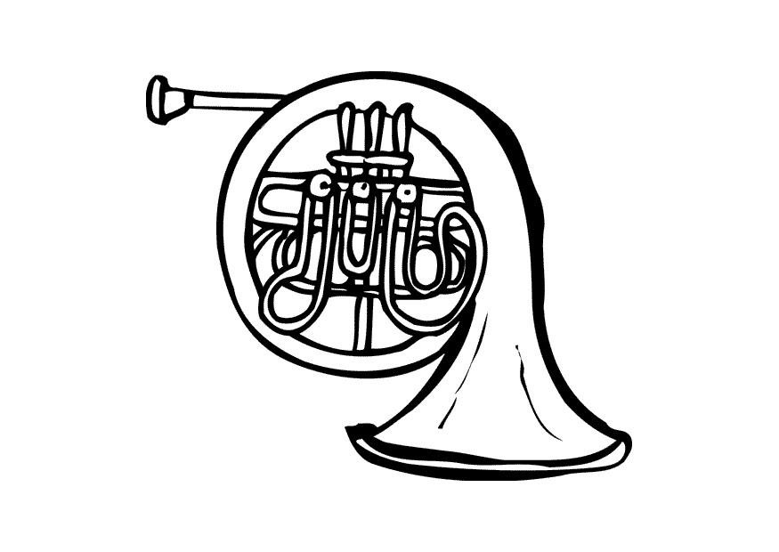 corne Coloriage corne