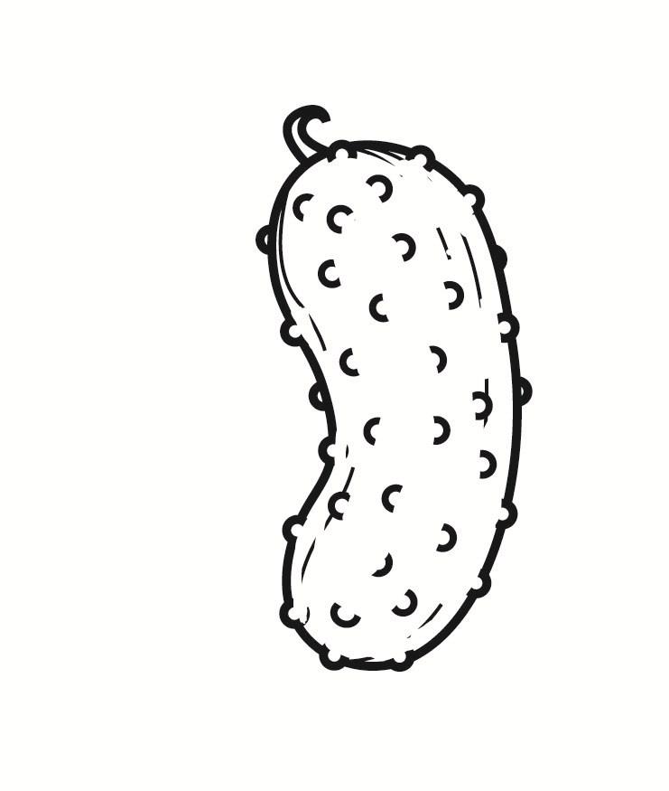 cornichon Coloriage cornichon
