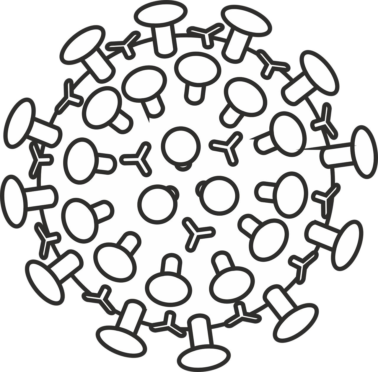 coronavirus Coloriage coronavirus