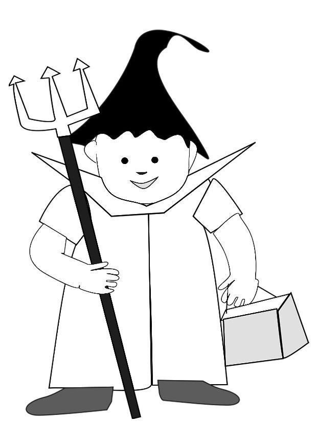 costume dhalloween Coloriage costume dhalloween