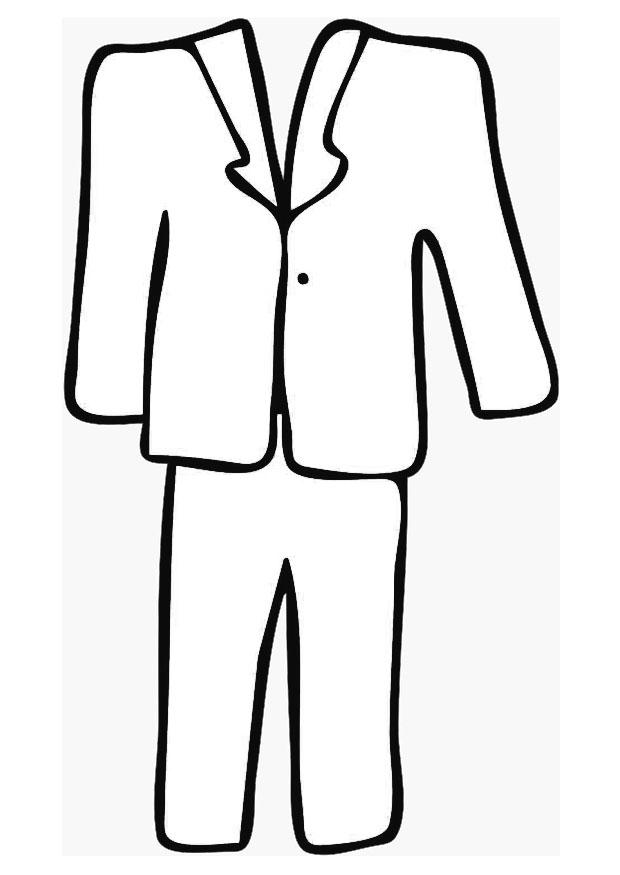 costume sur mesure Coloriage costume sur mesure