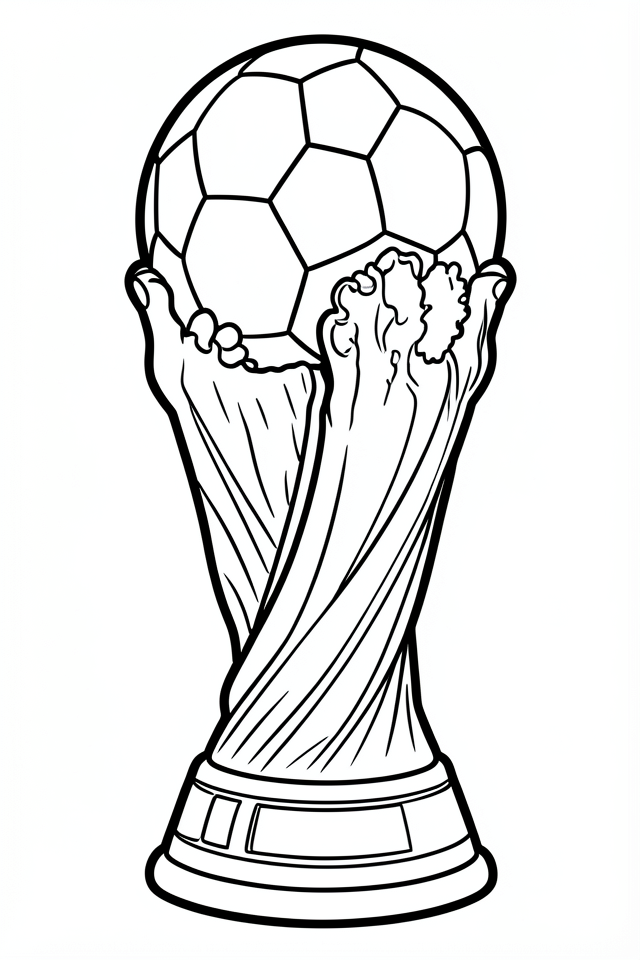 coupe du monde Coloriage coupe du monde
